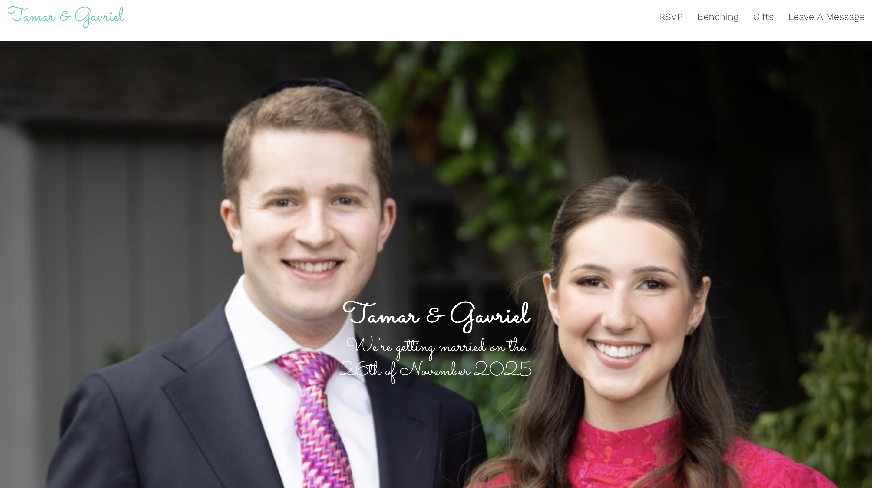 Wedding invitation preview